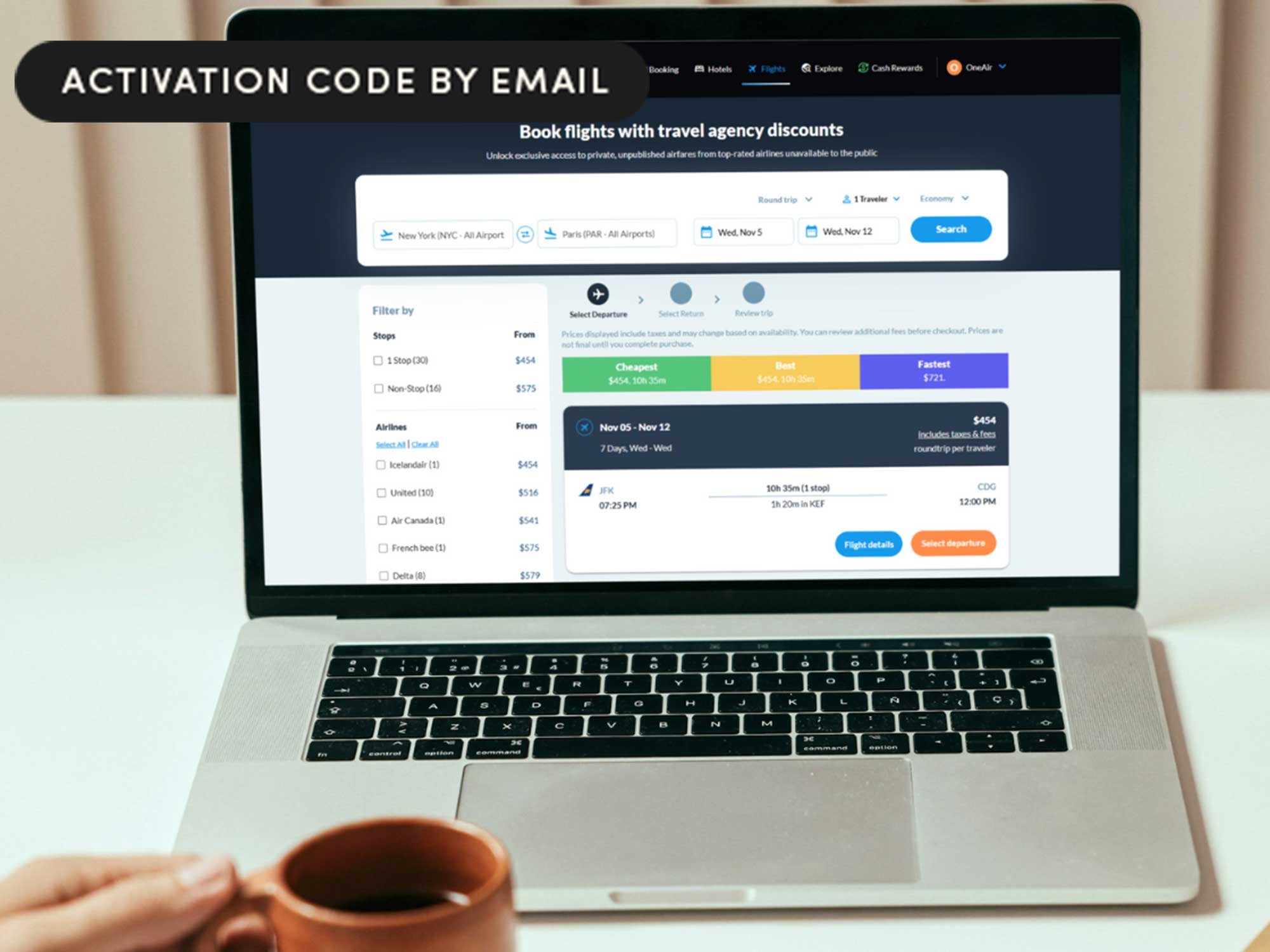 Primary image for you can find cheaper flights and hotels with AI for life Stack Commerce sponsored deal