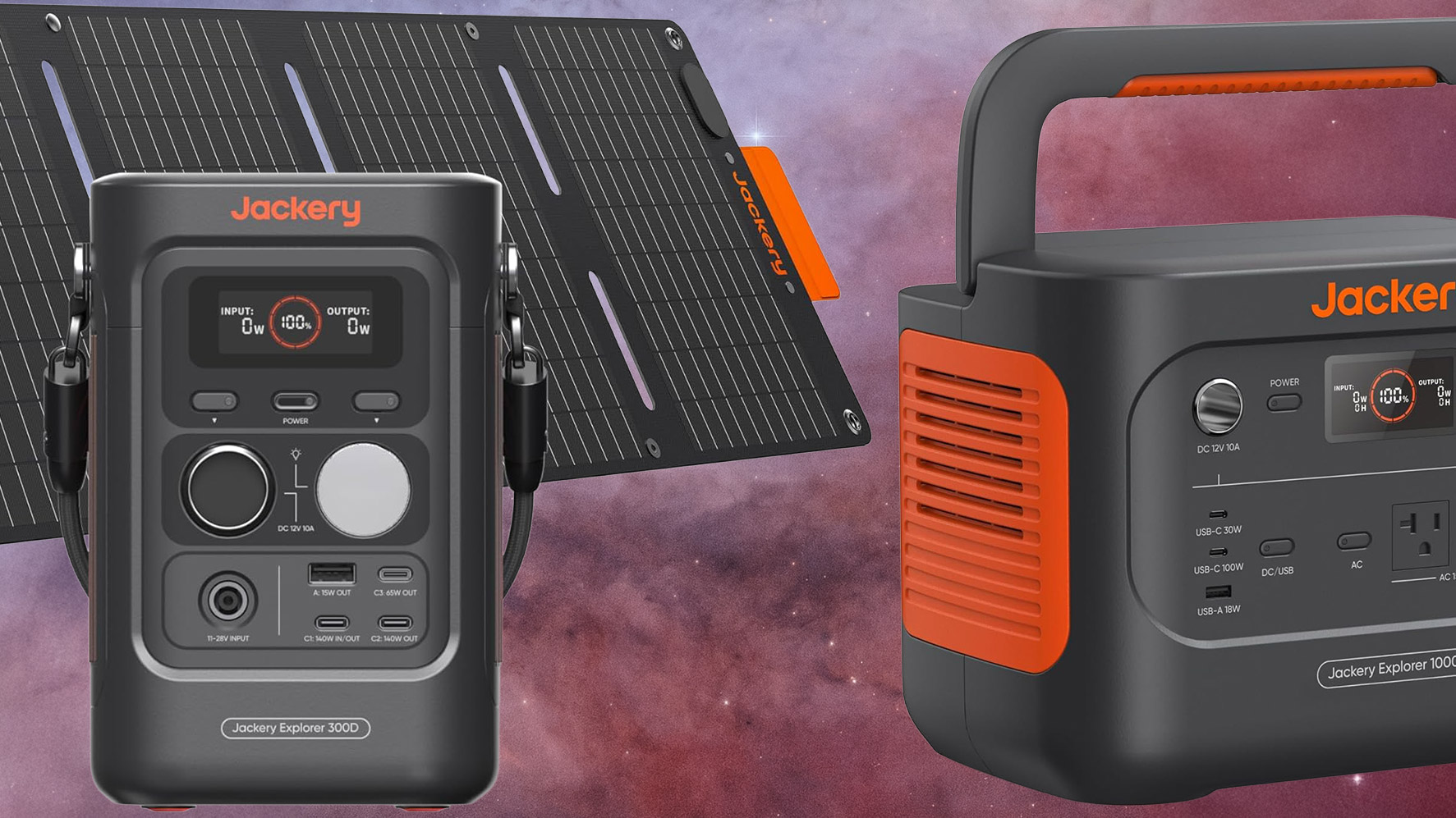 Jackery 300D and Explorer 1000 v2 portable power stations