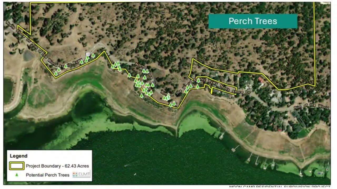 a map of a park with a yellow line indicated the area of a proposed development