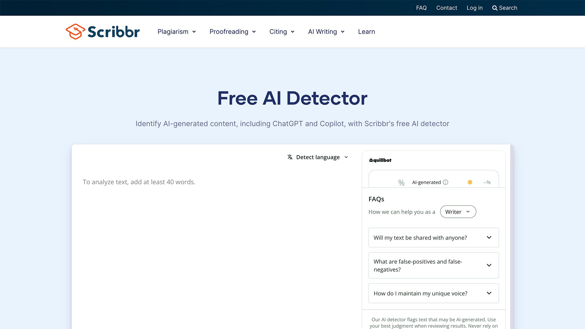 Do AI writing detectors actually work? We put 5 to the test.