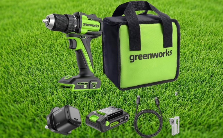 GREENWORKS 24V 1/2" Brushless Cordless Drill