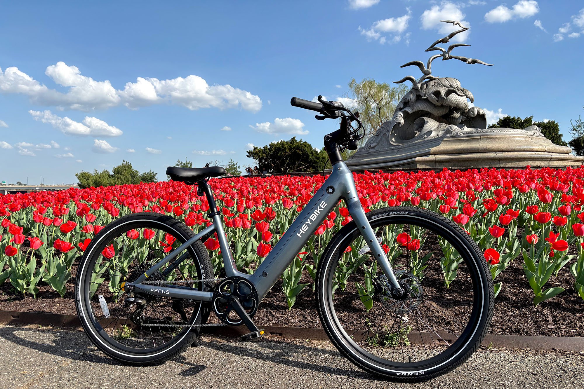 Riding this comfortable e-bike won’t drain your energy or your wallet