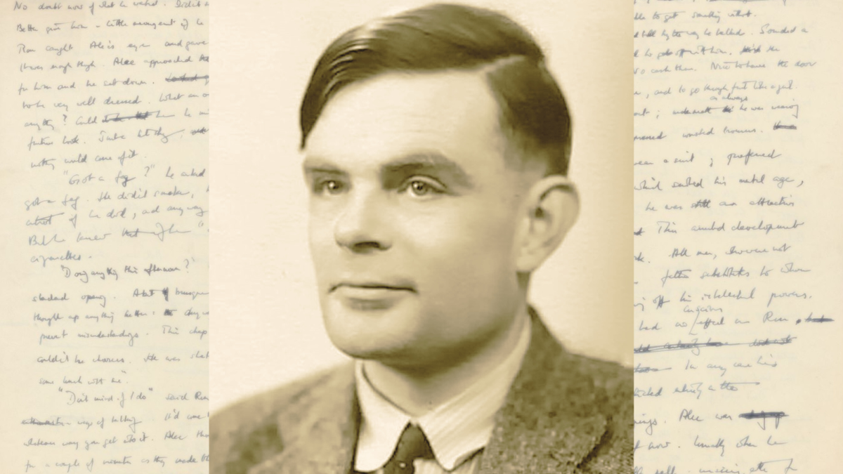 Bản thảo sáu trang 'Pryce's Buoy' dựa trên trải nghiệm của Alan Turing được tìm thấy trong lưu trữ hơn 70 năm (Ảnh: King’s College, Cambridge / Popular Science)