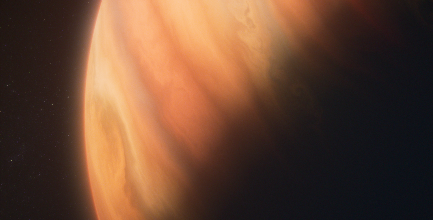 Artists impression of exoplanet WD 1856 b
