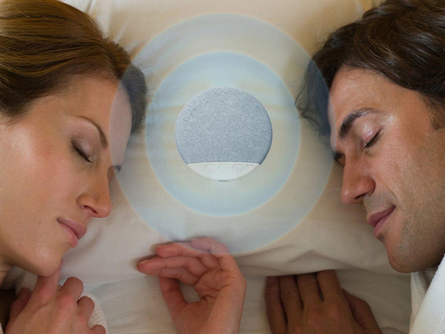 Primary image for white-noise podcasts or calming sounds this under-pillow sleep aid can play them all sponsored deal