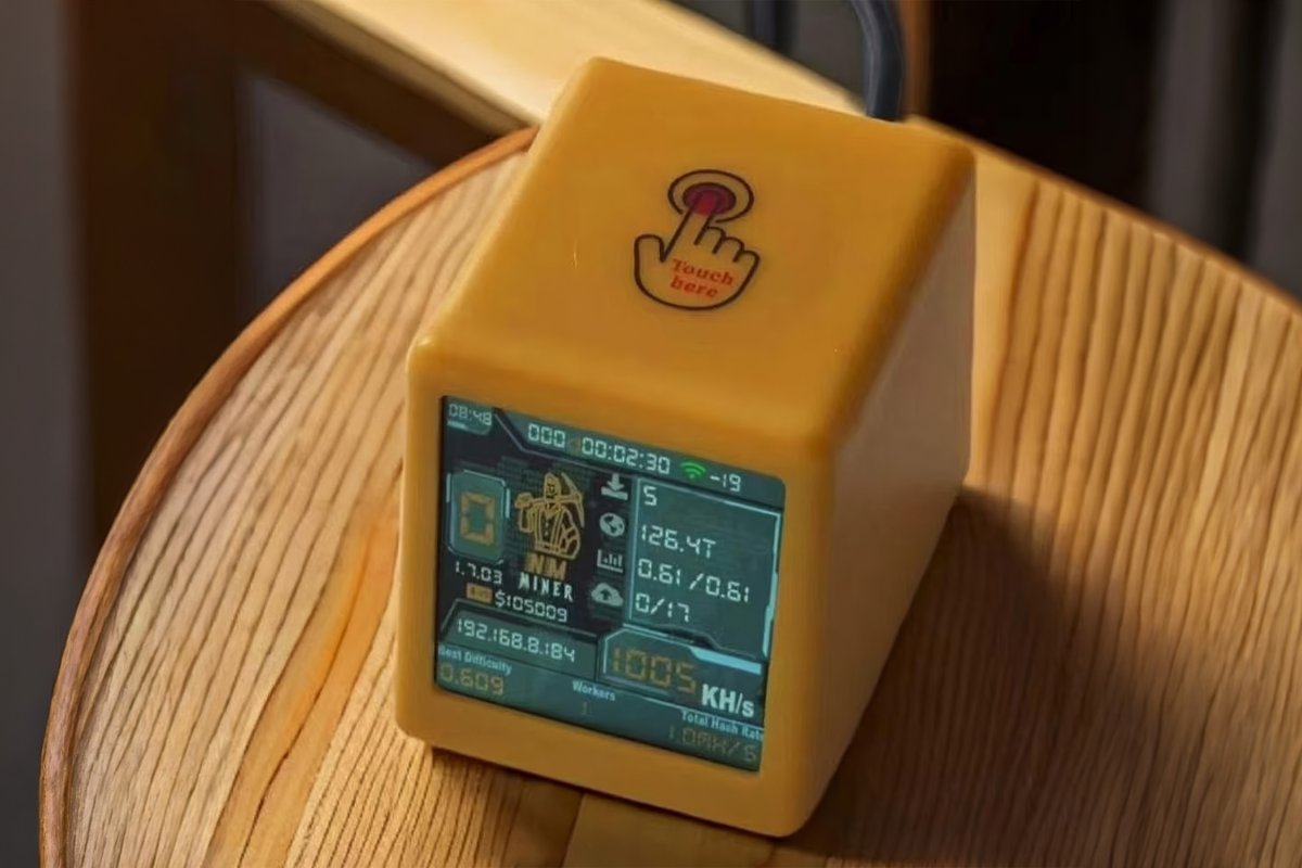 This adorable bitcoin miner is just $50