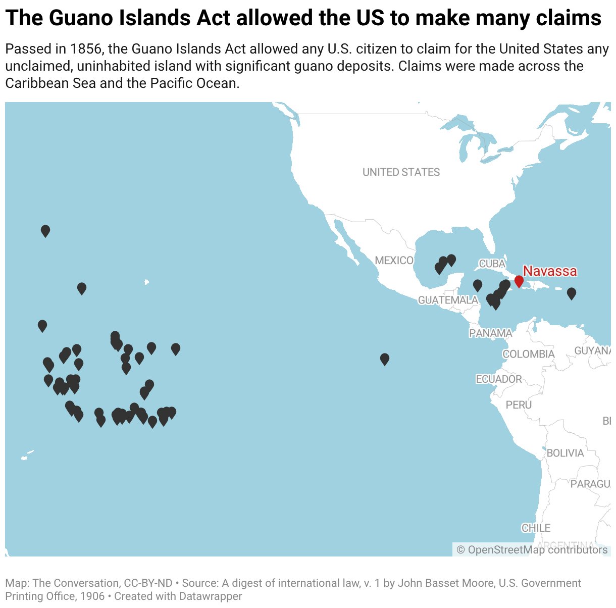 map of guano island act