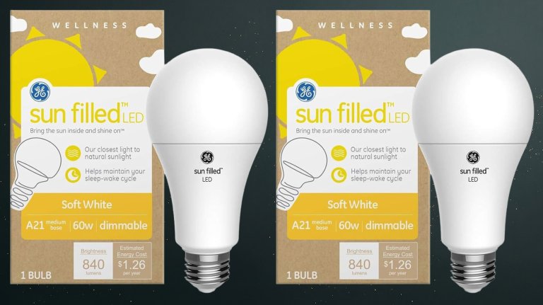 GE Sun Filled LED Light Bulb, Maintain Natural Sleep Cycle