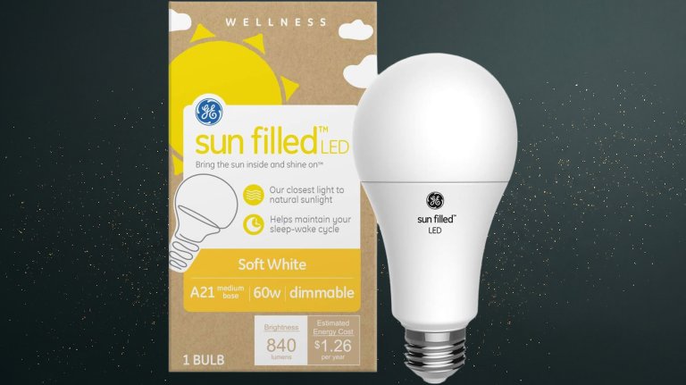 GE Sun Filled LED Light Bulb