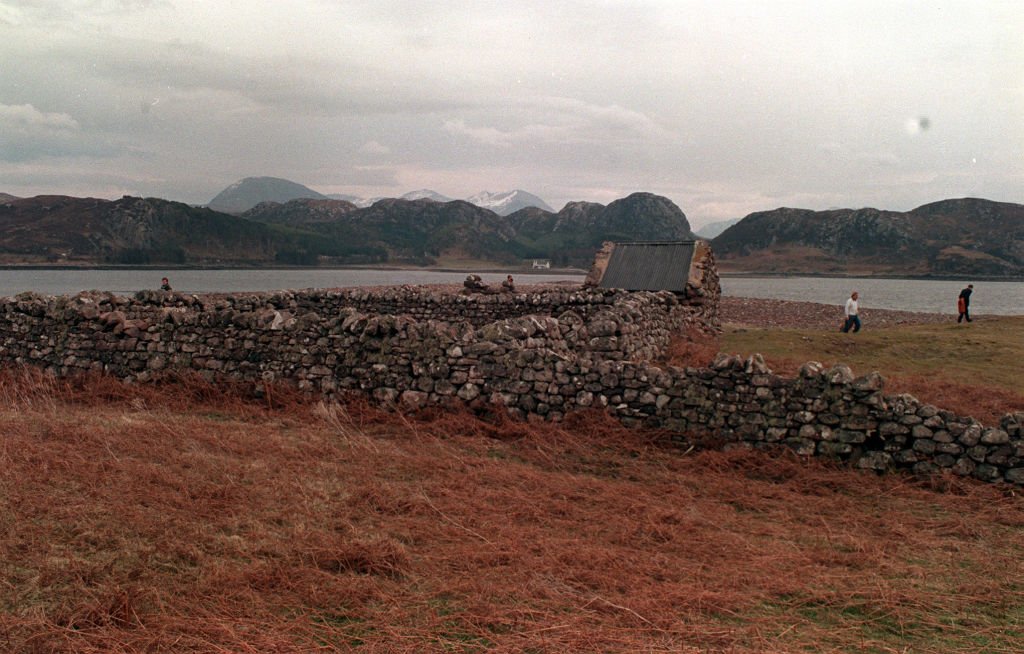 Gruinard island , off the west coast of Scotland. The island was infected with anthrax in 1942, but was declared safe by defence minister Michael Neubert in 1990. (Photo by Chris Bacon - PA Images/PA Images via Getty Images)