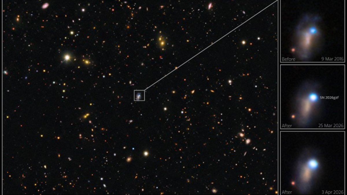 Extraordinarily rare supernova death spotted 500 million light-years from Earth