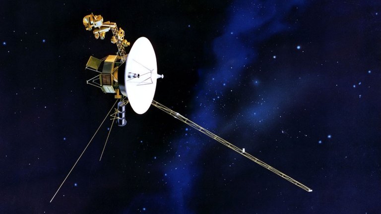 NASA’s Voyager 2 spacecraft, depicted in this artist’s concept, has enough power to continue operating three science instruments in interstellar space longer than anticipated thanks to some clever engineering by the mission team.