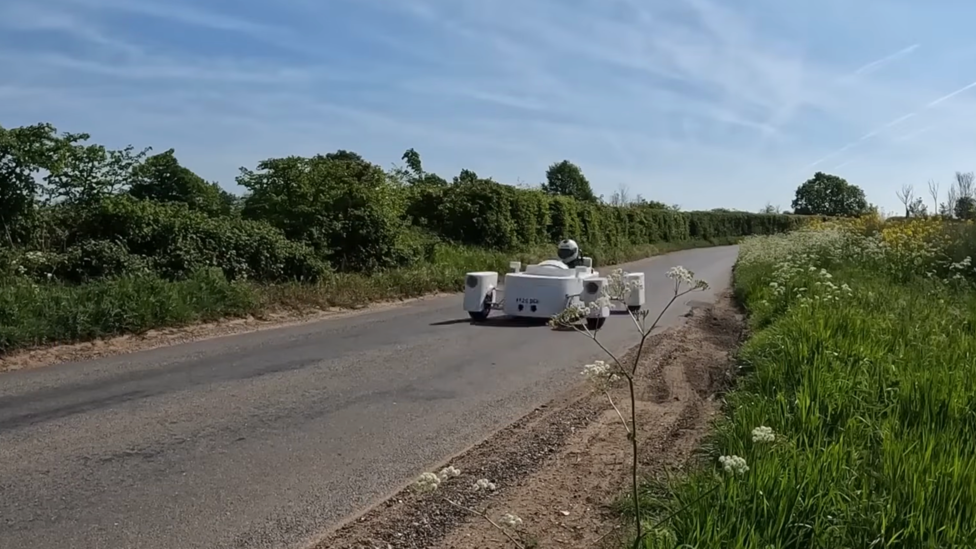 a homemade DIY sports car
