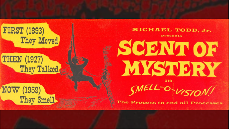 advertisement for smell-o-vision