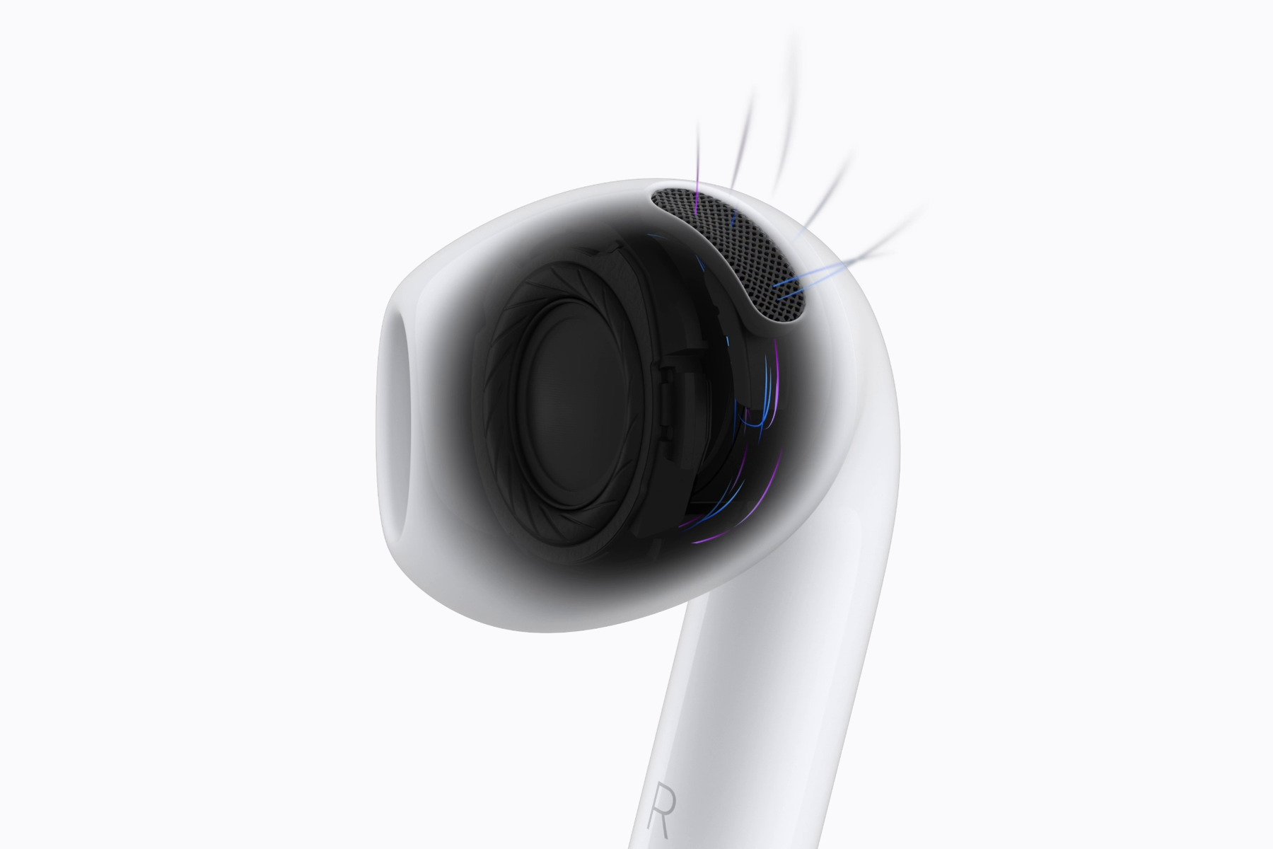 Apple AirPods multiport acoustic architecture.