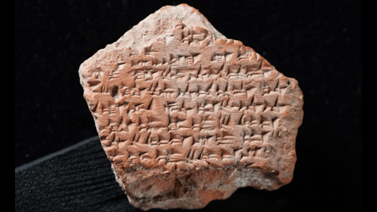 Fragment of oldest known peace treaty discovered in Turkey