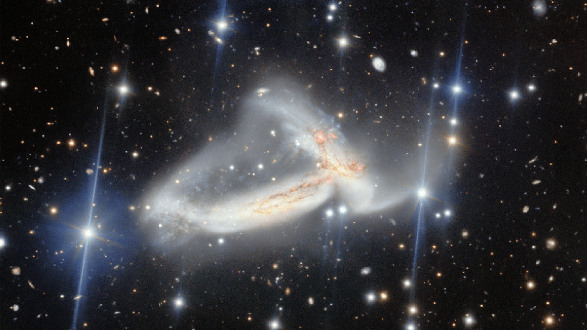 High school students spot two spiral galaxies colliding in Hawaiian constellation
