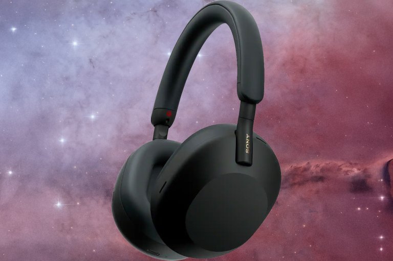 Sony - WH-1000XM5 Wireless Noise Cancelling Over-the-Ear Headphones