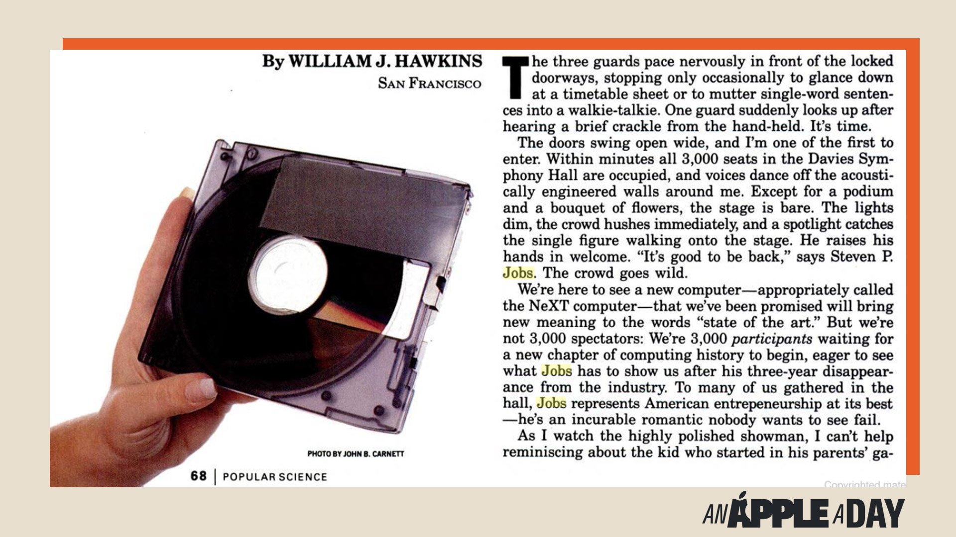 Popular Science article with Steve Jobs
