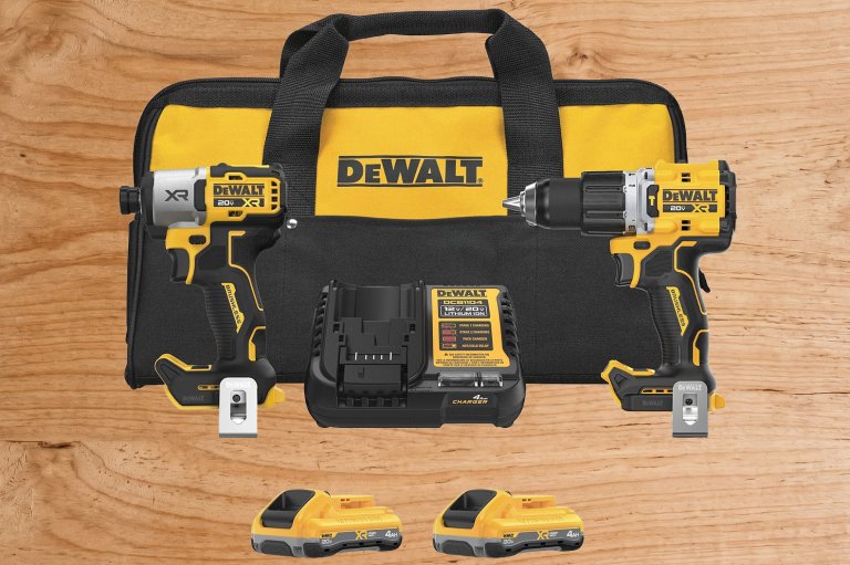 DEWALT 20V MAX XR Impact Driver and Hammer Drill Cordless Power Tool Combo