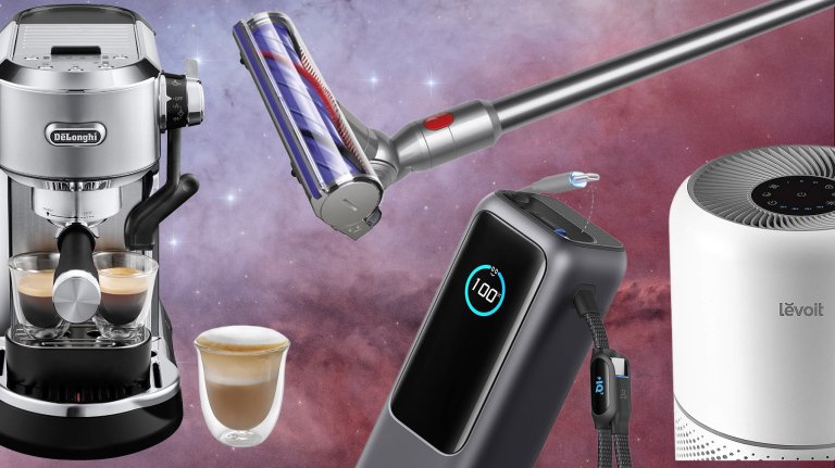 Prime Day deals on a space background