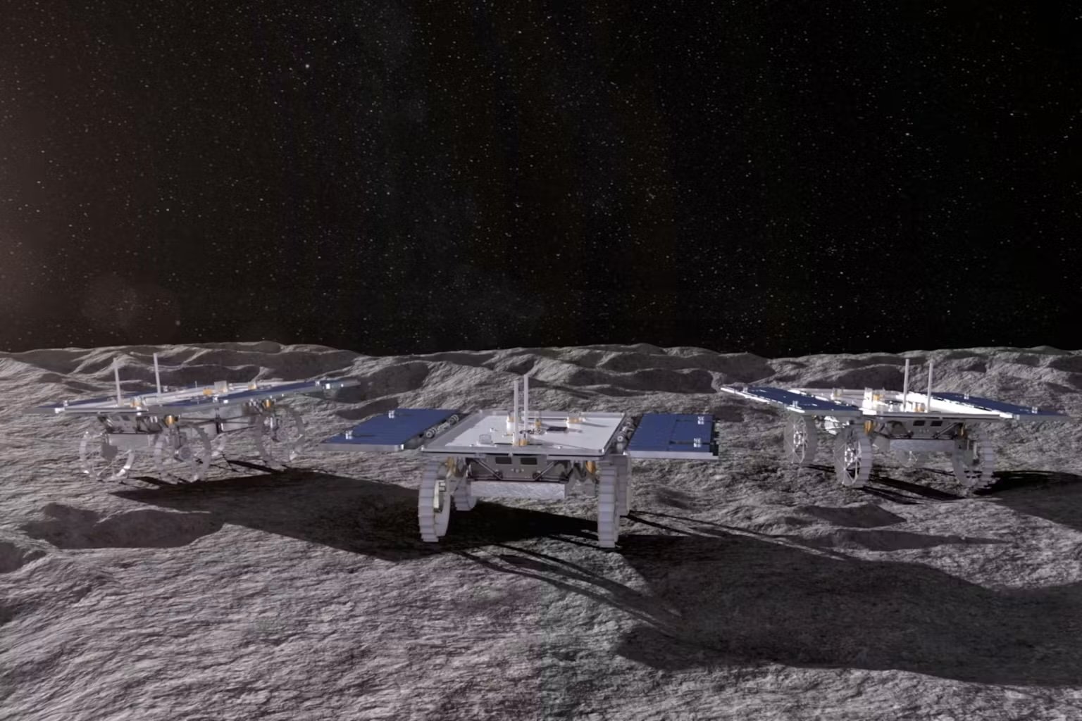 spacecraft on moon