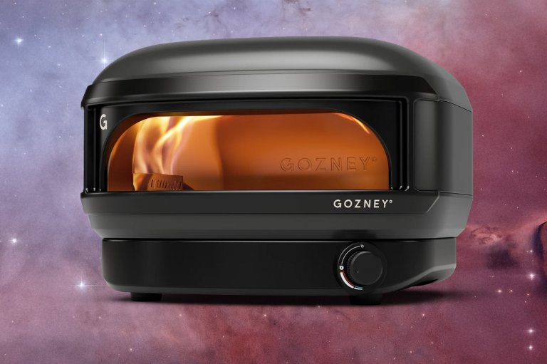 Gozney Arc Lite pizza oven on a space background