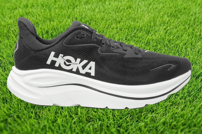 Hoke Clifton sneaker on grass