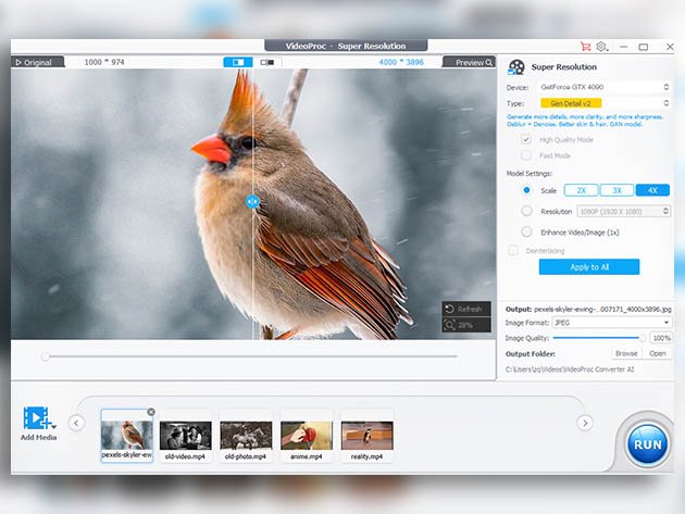 Inside image for make your old videos look better with this ai-powered tool Stack Commerce sponsored deal