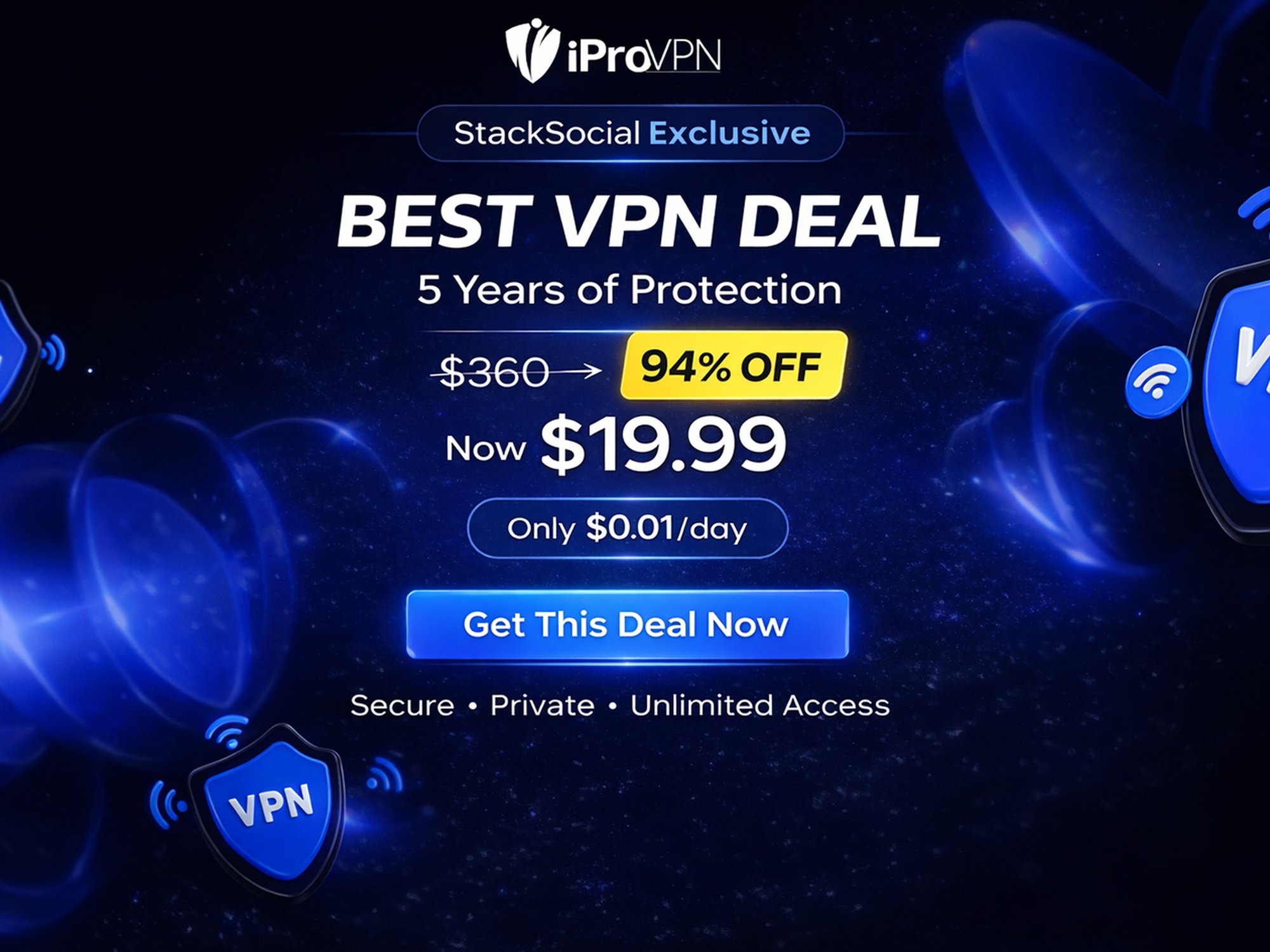 Primary image for this vpn lets you browse the internet with fewer restrictions and now its on sale Stack Commerce sponsored deal