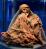View of a mummified Inca woman at the