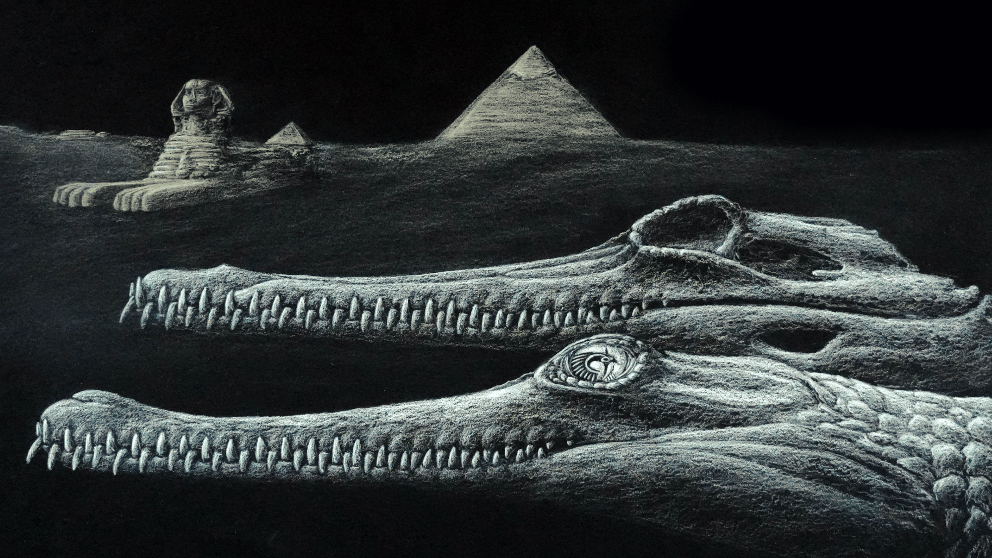 New crocodile species found in rocks of Egypt’s Great Sphinx