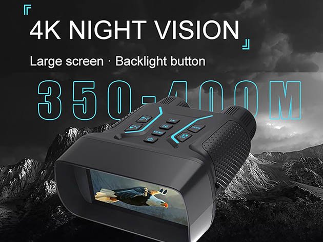 Inside image for turn nighttime wildlife watching into a 4k adventure with these night-vision binoculars Stack Commerce sponsored deal