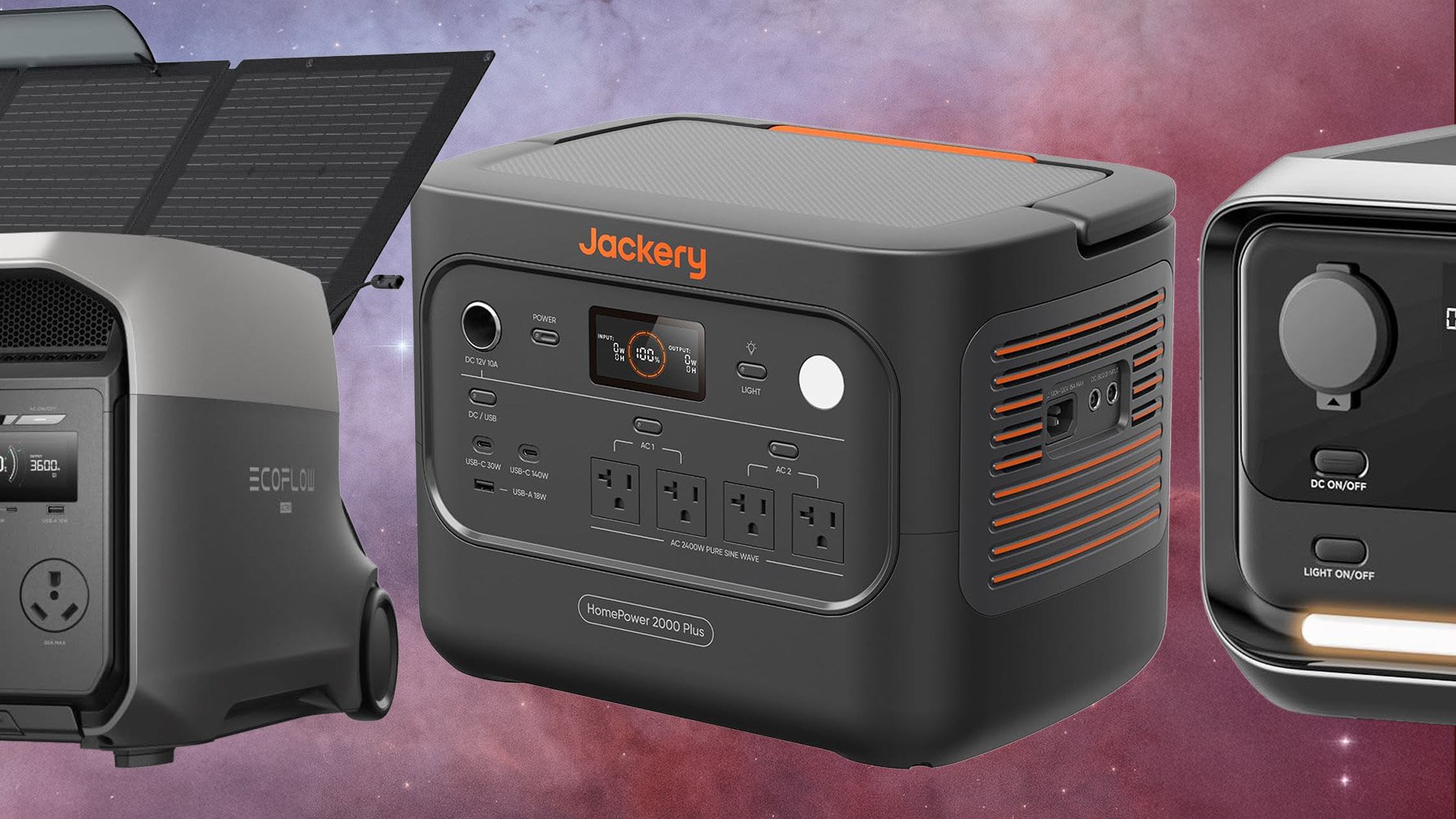 Portable power stations from jackery, ecoflow, and bluetti