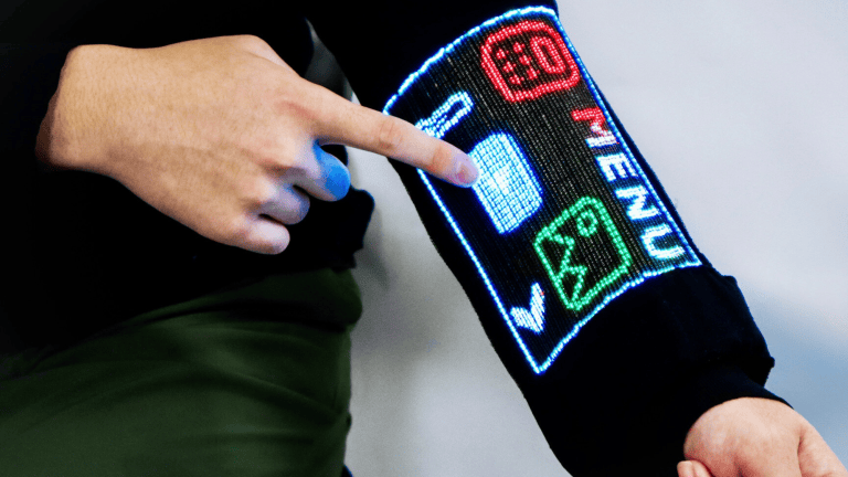 a touchscreen fabric